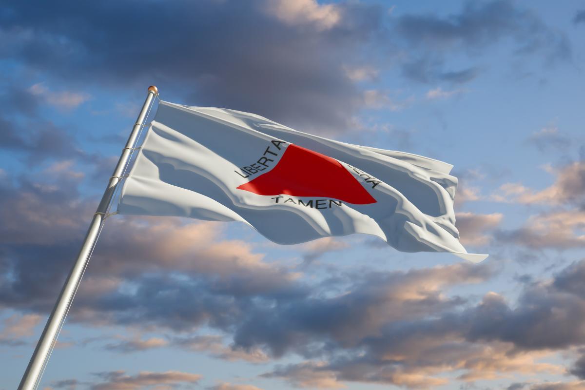 cachoeiras de Minas Gerais: bandeira de Minas